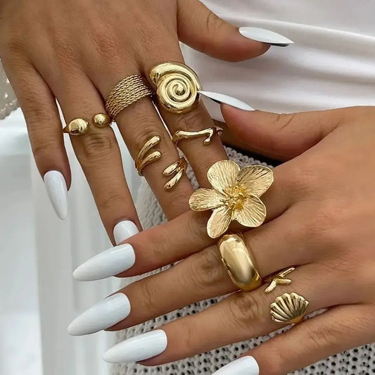 The Flora Ring Set