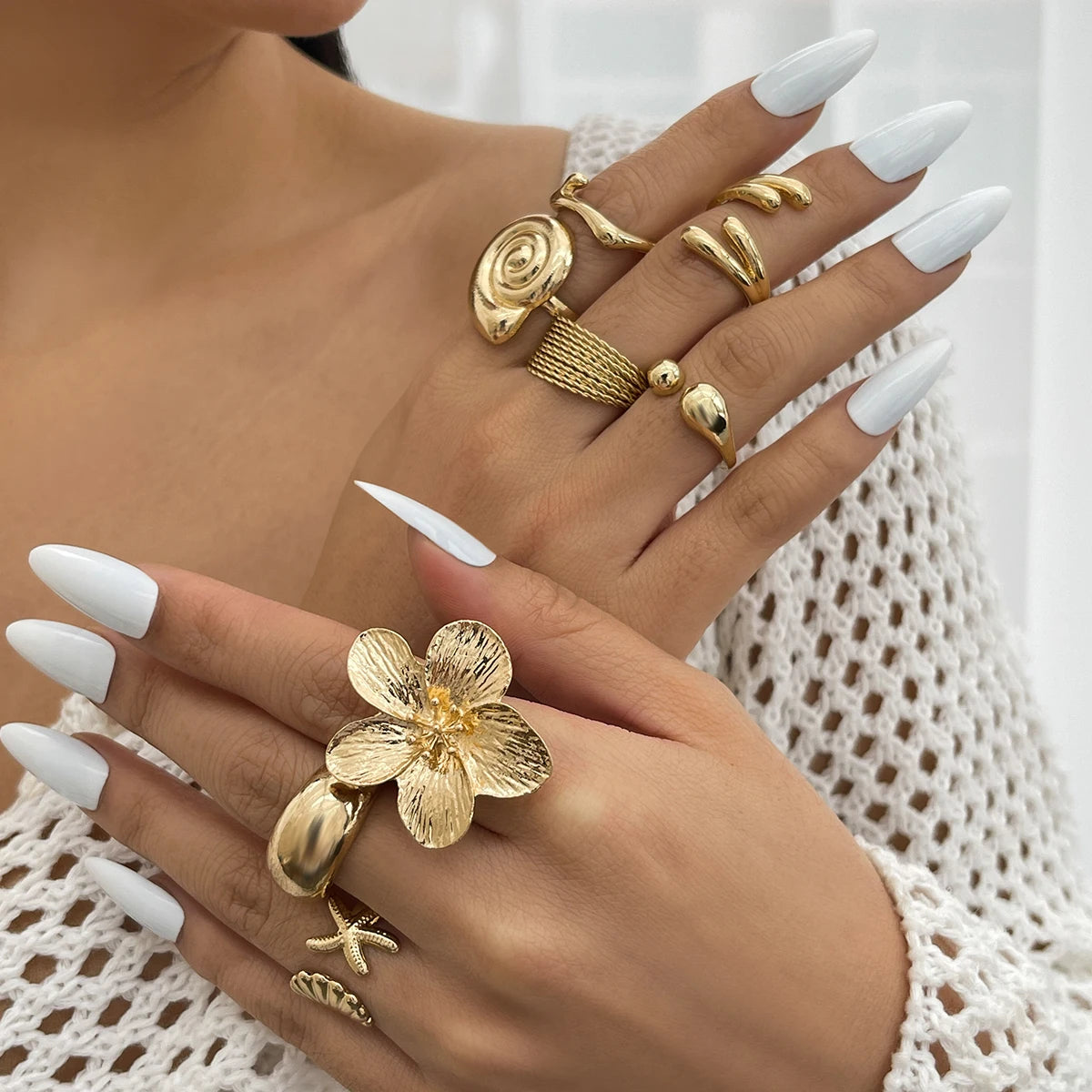 The Flora Ring Set